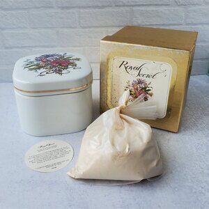 Vintage Royal Secret Porcelain Bath Powder Cache 6.5oz Sealed Germaine Monteil
